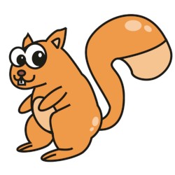 Squirrel Clipart Adventure