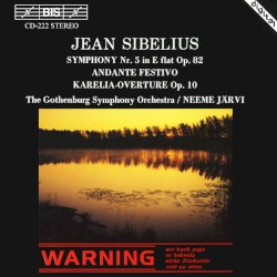 Symphony Nr. 5 in E-flat, op. 82 / Andante festivo / Karelia-Overture, op. 10