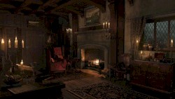 Rain & Thunderstorm Sounds | Crackling Fireplace