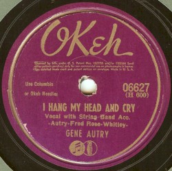 I Hang My Head And Cry / You'll Be Sorry