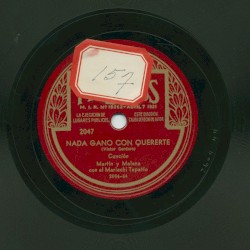 Nada gano con quererte / Acá nomás
