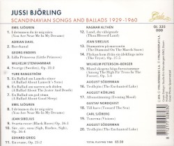 Scandinavian Songs and Ballads 1929-1960