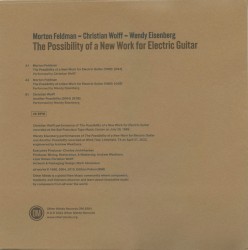 The Possibility Of A New Work For Electric Guitar