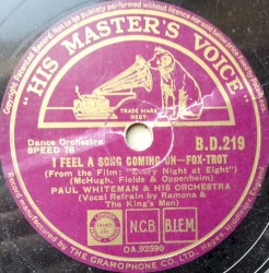 I Feel a Song Coming On / I’m in the Mood for Love