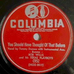 Fat Boy Rag / You Should Have Thought of That Before