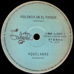 Violencia en el parque / Ceremonias para disolver