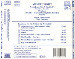 Symphony no. 3, ‘Scottish’ / The Hebrides / Meeresstille und glückliche Fahrt / Ruy Blas