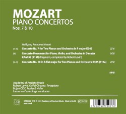 Piano Concertos nos. 7 & 10