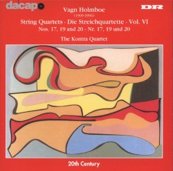 String Quartets, Vol. VI: Nos. 17, 19 and 20