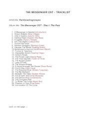 The Messenger Soundtrack