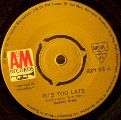 I Feel the Earth Move / It’s Too Late