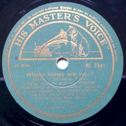 Whose Honey Are You? / Baby Brown