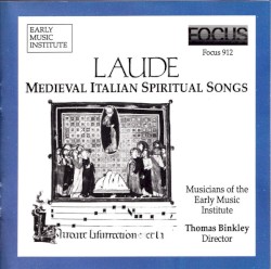 Laude - Medieval Italian Spiritual Songs