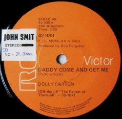 Daddy Come and Get Me / Daddy Was an Old Time Preacher Man