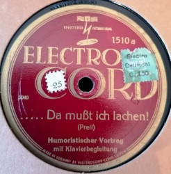 ... Da mußt ich lachen! / Ich hab’n Vogel - mit Musik