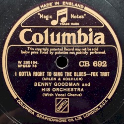 I Gotta Right to Sing the Blues / Ain't Cha Glad?
