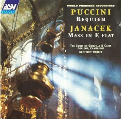 Puccini: Requiem / Janáček: Mass in E-flat