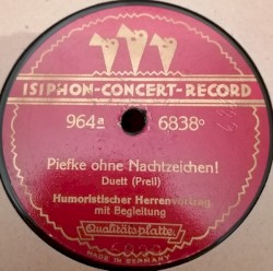 Piefke ohne Nachtzeichen! / In der Instruktionsstunde