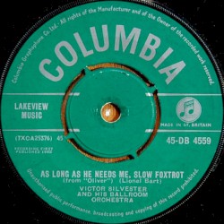 As Long as He Needs Me / Strangers When We Meet