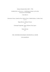 Cantatas, Vol. 19