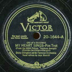 (All of a Sudden) My Heart Sings / Carnegie Blues