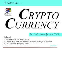 'A class in...' CRYPTO CURRENCY