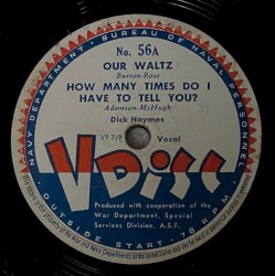 Our Waltz / How Many Times Do I Have to Tell You? / Don’t Tetch It / Was It Worth It?