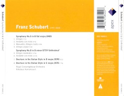 Symphonies no. 5 & no. 8 "Unfinished" / Overtures in the Italian Style
