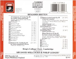 Choral Music From King’s College, Cambridge