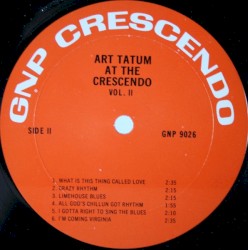 Art Tatum At The Crescendo Vol. II