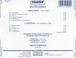 Háry János Suite - Concerto for Orchestra