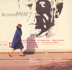The Rubinstein Collection, Volume 68: J.S. Bach / Franck / Liszt / Debussy / Villa-Lobos