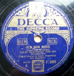 Old Man Mose / The Music Goes 'round and Around