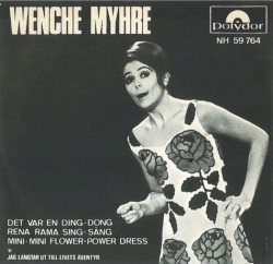 Det var en ding-dong, rena rama sing-sång, mini-mini flower-power dress / Jag längtar ut till livets äventyr