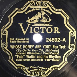 Whose Honey Are You?/ Rosetta