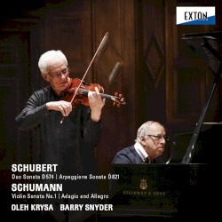 Schubert, Schumann Works for Violin, Viola and Piano