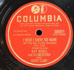 I Wish I Knew the Name (Of the Girl of My Dreams) / Serenade