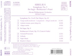 Symphony no. 5 / En Saga / Belshazzar's Feast