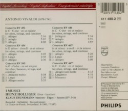 5 Concerti Per Oboe / Concerto Per Oboe & Fagotto RV 545