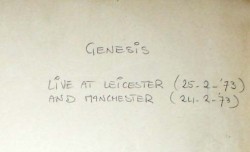 Genesis Live at Leicester