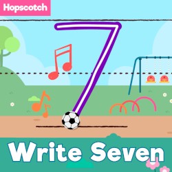 Write 7 (Seven)