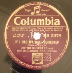 If I Had My Way / The Home Coming Waltz