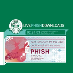 2003‐02‐24: Continental Airlines Arena, East Rutherford, NJ, USA