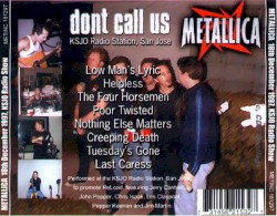 1997-12-18: Don't Call Us, We'll Call You: KSJO Radio Station, San Jose, CA, USA