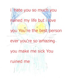 i fell in love with a lovely kitten and that kitten was myself