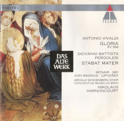 Vivaldi: Gloria / Pergolesi: Stabat Mater