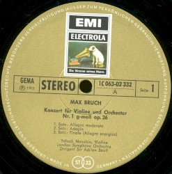 Deux Concertos Pour Violon - N° 1 En Sol Mineur, Op. 26 / N° 2 En Re Mineur, Op. 44