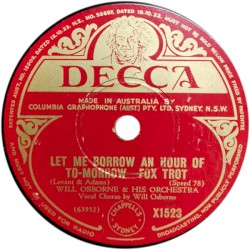 Let Me Borrow an Hour of To-Morrow / At Your Beck and Call