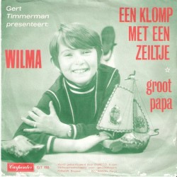 Een klomp met een zeiltje