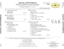 Salve Antverpia: Romantic Symphonic Music From Antwerp